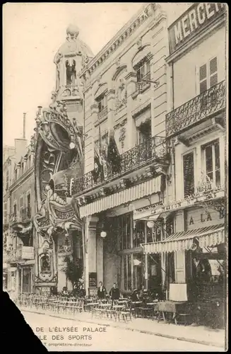 CPA Vichy DE L'ÉLYSÉE PALACE 1911
