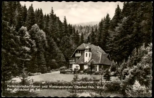 Ansichtskarte Oberhof (Thüringen) Das Glöckchen im Tal 1957