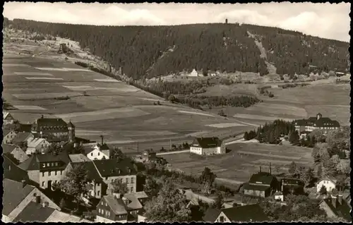 Ansichtskarte Oberwiesenthal Panorama-Ansicht mit Fichtelberg 1967