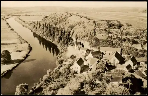 Ansichtskarte Schönburg (Saale) Blick ins Tal 1964