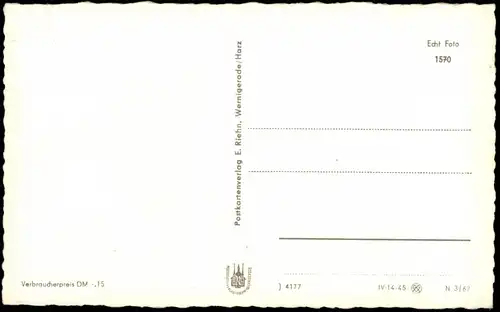 Elbingerode-Oberharz am Brocken Diakonissen-Mutterhaus "Neuvandsburg" 1962