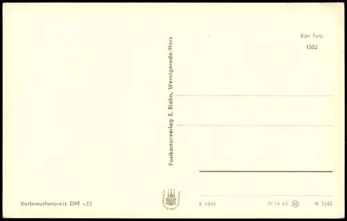 Elbingerode-Oberharz am Brocken Diakonissen-Mutterhaus Neuvandsburg 1962