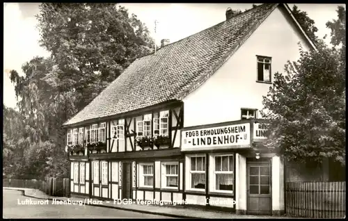 Ilsenburg (Harz) FDGB-Verpflegungsstätte Erholungsheim Lindenhof 1966