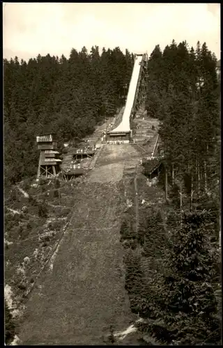 Ansichtskarte Oberhof (Thüringen) Thüringenschanze Skisprungschanze 1959