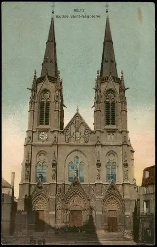 CPA Metz Eglise Saint-Ségolène 1917