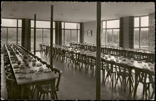 Ansichtskarte Kirchheim-Euskirchen Speisesaal - Jugendherberge 1958