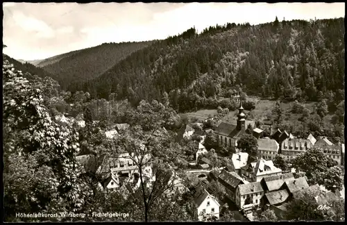 Ansichtskarte Wirsberg (Oberfranken) Stadtpartie 1955