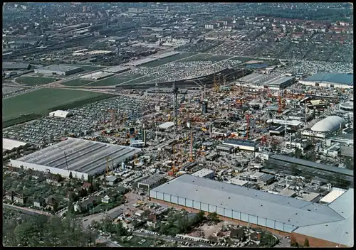 Ansichtskarte Hannover Luftbild Messegelände 1967