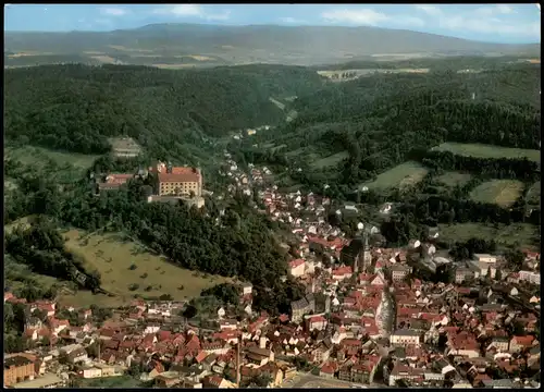 Ansichtskarte Kulmbach Luftbild mit Plassenburg 1978
