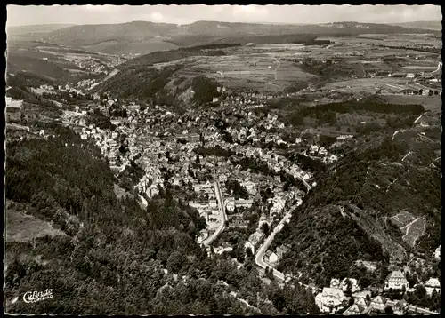 Ansichtskarte Idar-Oberstein Luftbild 1960