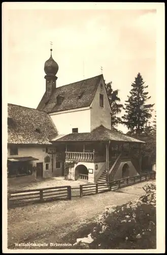 Ansichtskarte Birkenstein-Fischbachau Wallfahrtskapelle Maria Himmelfahrt 1932