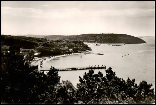 Sammelkarte Flensburg Umland-Ansicht Flensburger Förde (Küstenform) 1950