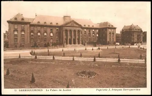 CPA Saargemünd Sarreguemines Le Palais de Justice 1928
