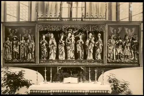 Osternohe Got. Flügelaltar der 14 Nothelfer  Evang.-Luth. Pfarrkirche 1940