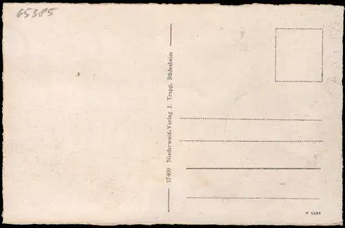 Rüdesheim (Rhein) National-Denkmal am Rhein Niederwalddenkmal 1920