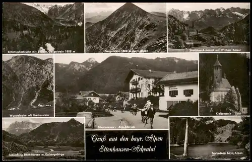 Ettenhausen Ettenhausen-Achental Umland-Ansichten Gruß-Mehrbild-AK 1950