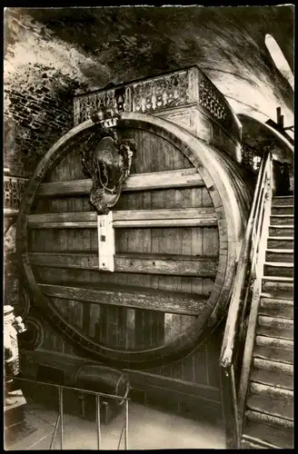 Ansichtskarte Heidelberg Heidelberger Schloss - Großes Fass 1956