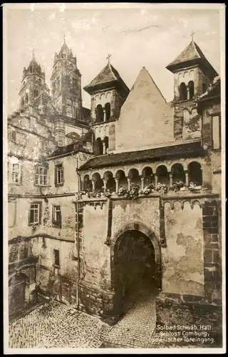 Ansichtskarte Schwäbisch Hall Schloss Comburg (Castle) 1920
