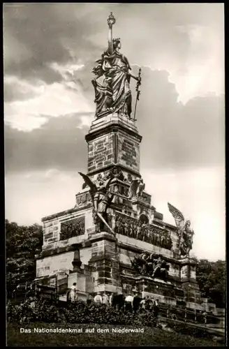 Rüdesheim (Rhein) Nationaldenkmal auf dem Niederwald (Rheingold-Serie) 1960