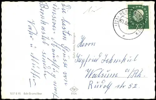 Bernkastel-Kues  mit Burg Landshut, Spitzhaus, Tiefenbach-Wasserfall uvm. 1961