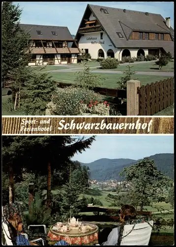 Oberwinden Elztal-Winden Sport- und Ferienhotel Schwarzbauernhof im Elztal 1975