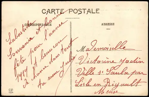 CPA LE MAS-D'AZIL VUE GÉNÉRALE 1910