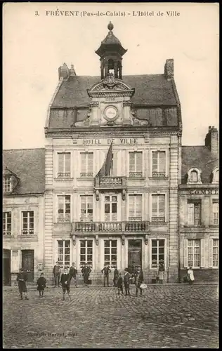 CPA Frévent Hôtel de Ville Rathaus Town Hall 1916