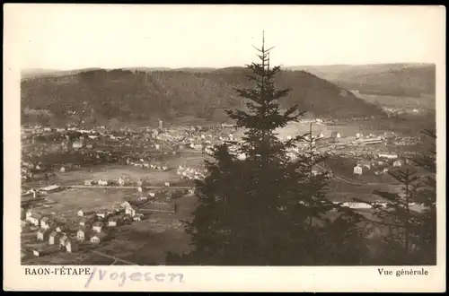 CPA .Frankreich RAON-L`ÉTAPE Vogesen Vue générale 1930