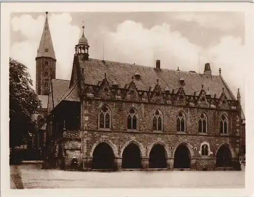 Sammelkarte Goslar Rathaus 1940
