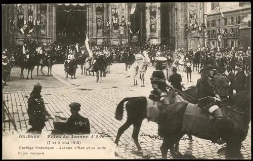 CPA Orleans Orléans Fêtes Jeanne d'Arc Cortège historique 1912