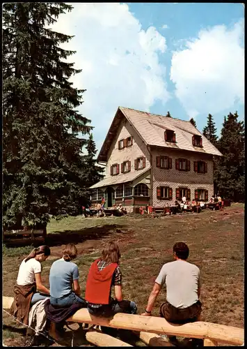 Spiegelau WALDSCHMIDTHAUS auf dem Rachel im Bayerischen Wald 1980