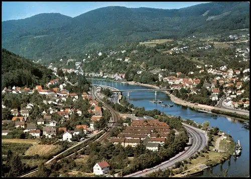 Ansichtskarte Heidelberg Panorama-Ansicht Blick über das Neckar-Tal 1990