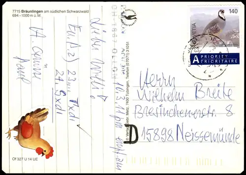 Bräunlingen Mehrbild-AK des Ortes am südlichen Schwarzwald 2000