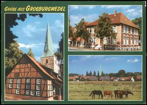 Ansichtskarte Großburgwedel Mehrbildkarte mit 3 Ortsansichten 2010