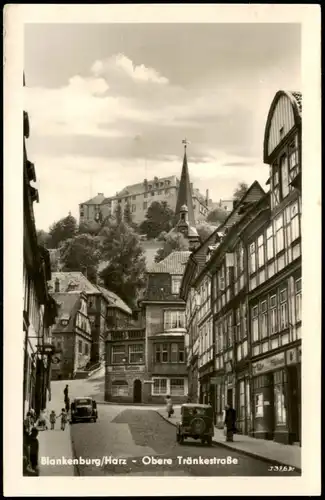 Ansichtskarte Blankenburg (Harz) Harz - Obere Tränkestraße 1958