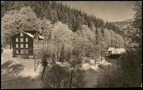 Ansichtskarte Gehlberg Partie am FDGB-Erholungsheim Jonny Schehr 1963