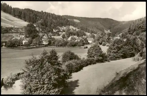 Mellenbach-Glasbach Ortsteilansicht Obstfelderschmiede zur DDR-Zeit 1961
