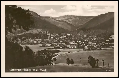 Tabarz/Thüringer Wald Panorama-Ansicht; Ort im Thüringer Wald 1960