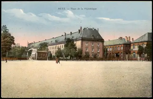 CPA Metz Place de la République 1913