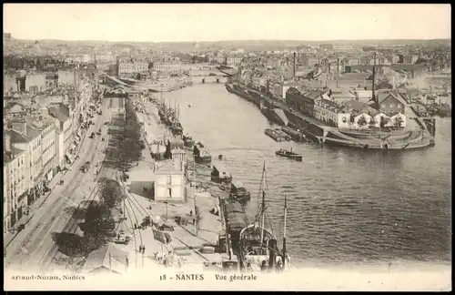 CPA Nantes Vue générale Panorama-Ansicht 1910