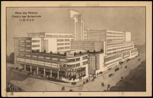 CPA Lisieux GRAND HOTEL DES PÈLERINS Chemin des Buissonnets 1940