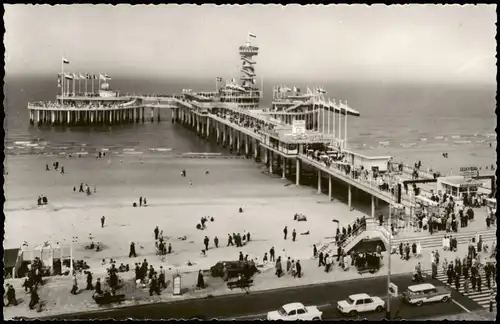 Postkaart Scheveningen-Den Haag Den Haag Strandstraße, Pier 1967