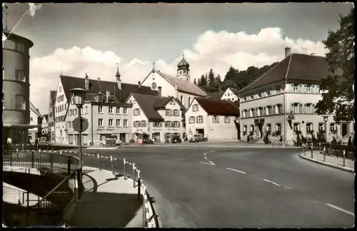 Ansichtskarte Leutkirch im Allgäu Mohrenbrücke, Straße 1959