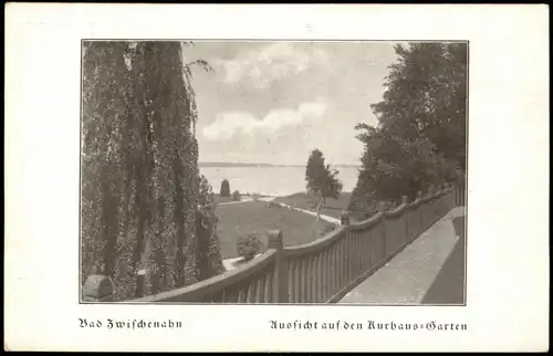 Ansichtskarte Bad Zwischenahn Aussicht auf den Kurhausgarten# 1940