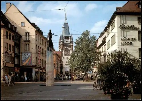 Ansichtskarte Freiburg im Breisgau Martinstor, Straße 2005