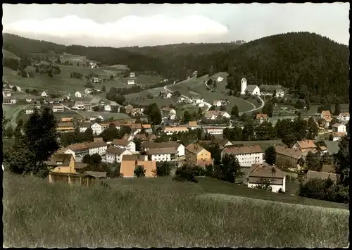 Ansichtskarte Warmensteinach Totale (color Fotokarte) 1967