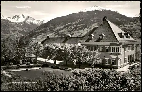 Ansichtskarte Bad Hofgastein Partie am Kurhaus 1953