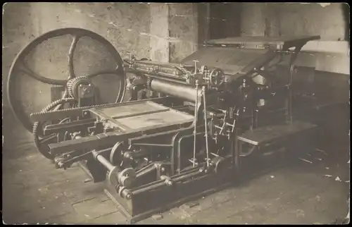 Ansichtskarte  Industrie - Alte Maschine 1922 Privatfoto