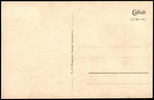 Ansichtskarte Hemer Felsenmeer Sauerland 1959