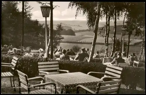 Ansichtskarte Oberelfringhausen-Hattingen Haus Felderbachtal - Terrasse 1961